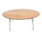 Atlas Commercial Products Titan Series 72 Round Wood Folding Table WFT5-72R - alternate 2